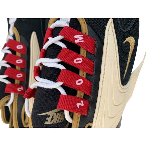 Nike Zoom 2K Sneakers Black/Gold US Size 5 women A00354-005 Running 7989 - Picture 7 of 12